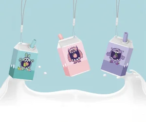電子タバコ:“MILK” 12000 PUFFS